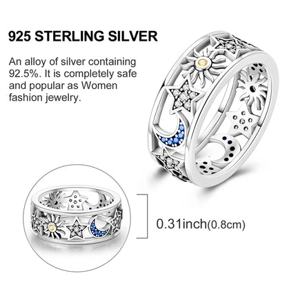 Women's Rings 925 Sterling Silver Luxury Stackable Ring Original Design