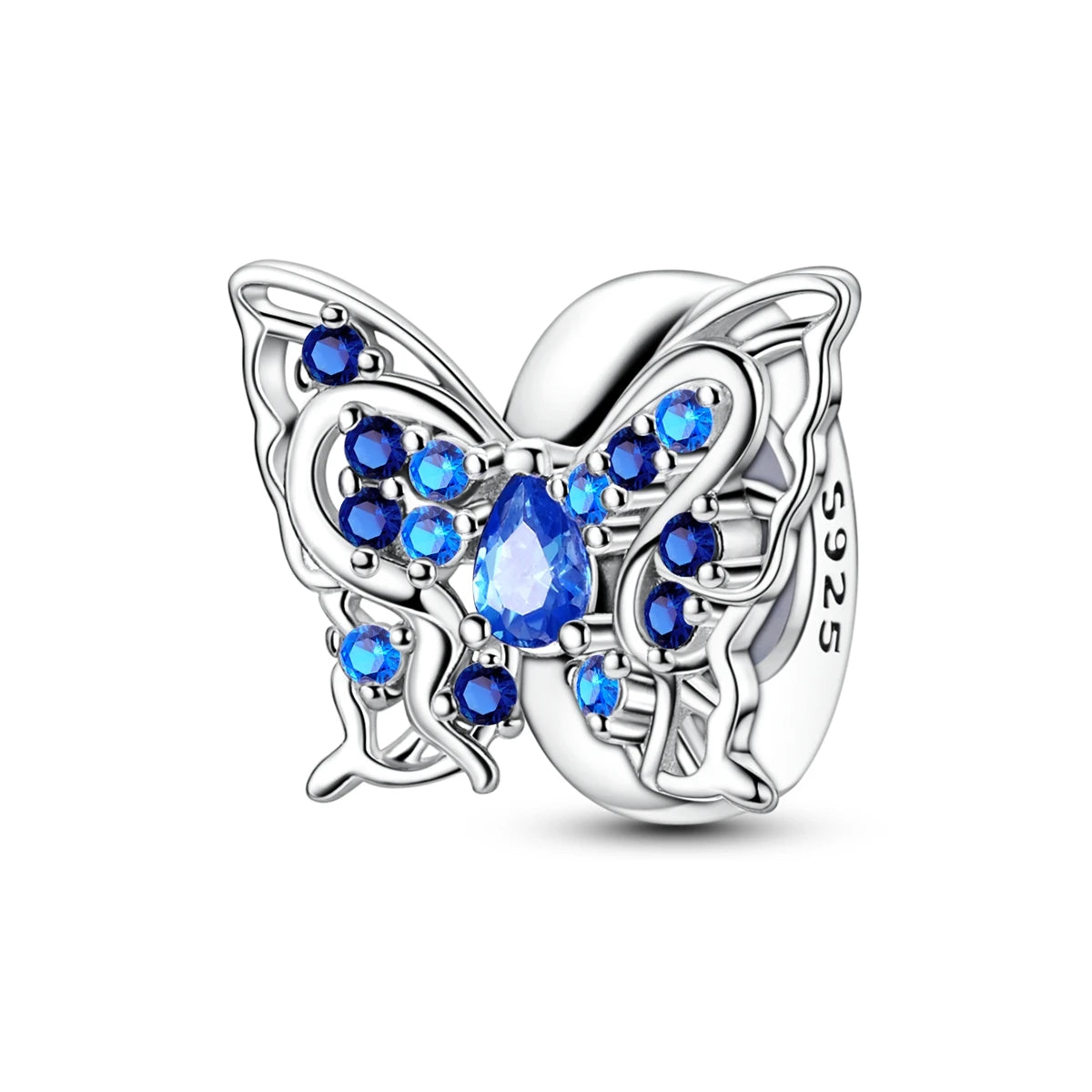 Charms 925 Sterling Silver Blue Pendant Charms