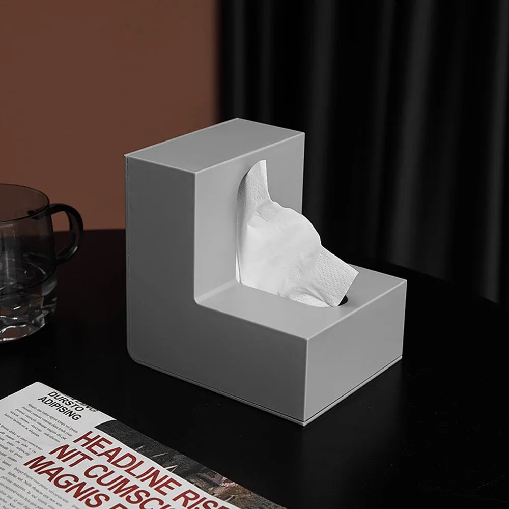 Modern Right Angle Tissue Box Napkin Box