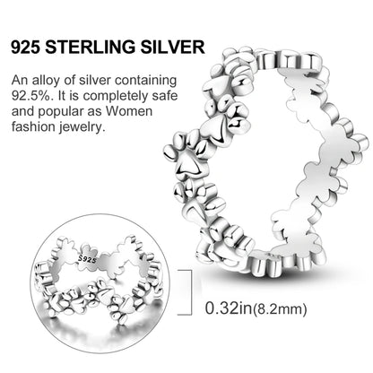925 Sterling Silver Infinite Love Ring Original Luxury Design Zircon