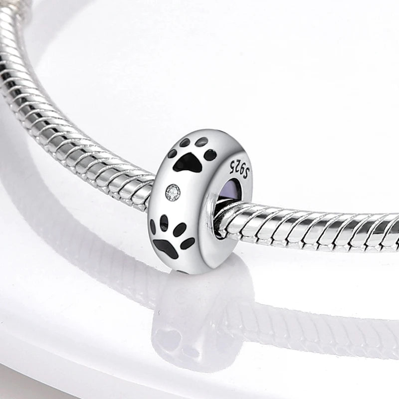 925 Sterling Silver Silicone Spacer Stopper Clip Charms Chamilia Beads Pure Ember