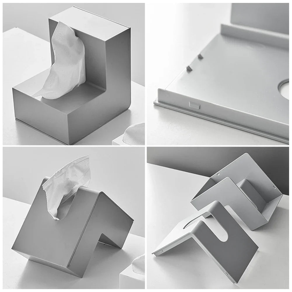 Modern Right Angle Tissue Box Napkin Box