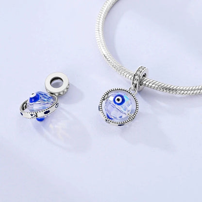 Lucky Charms 925 Sterling Silver Snowflake Magic Cube Bead Pendant Jewellery Pure Ember