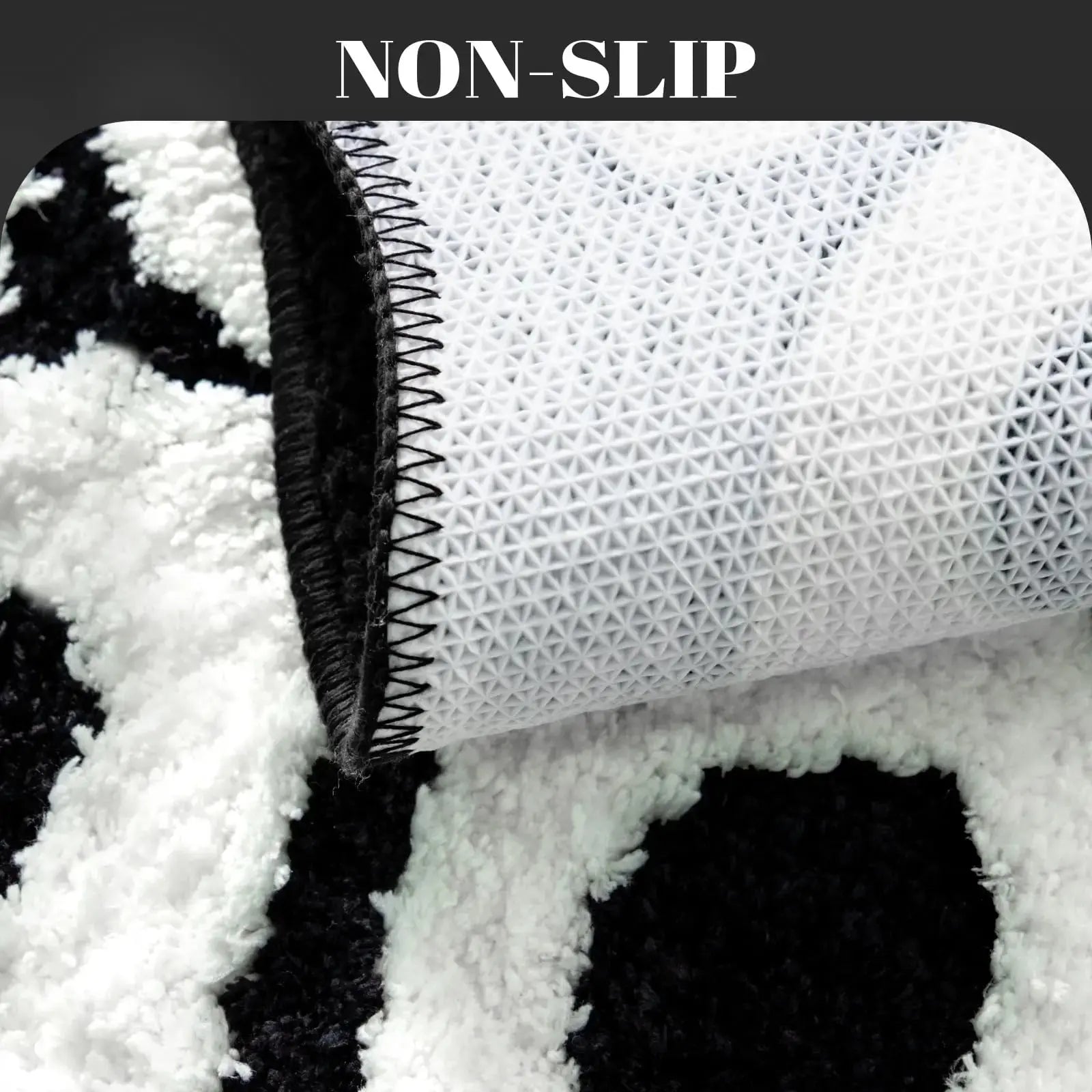 Roll of non-slip material on a textured surface with 'NON-SLIP' text above.