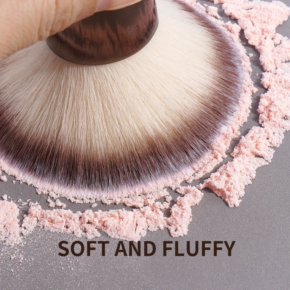 MAANGE Makeup Brushes Double Head Foundation Powder Concealer Blusher Bronzer Makeup Brush Soft Fiber Hair Cosmetic Beauty Tools Pure Ember