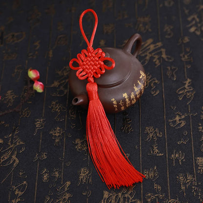 Money Luck Wealth Success 5 Or 6 Copper Coins Chinese Knot Red Rope Feng Shui