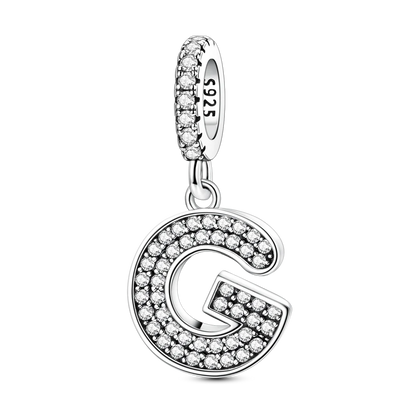 New In Charms 925 Sterling Silver Pendant Letter G pandora style 
