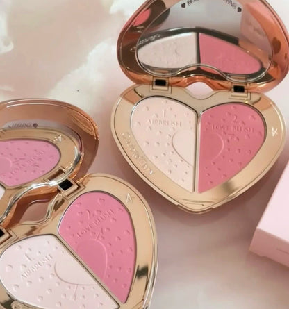 Charlotte Tilbury Two-tone Heart-shaped Blush Pure Ember