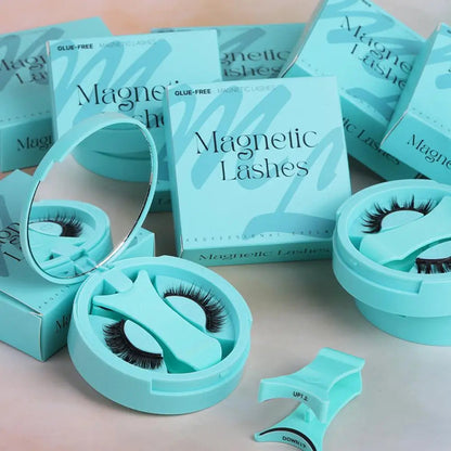NEW Reusable Magnetic False Eyelashes With Magnetic Tweezers Pure Ember