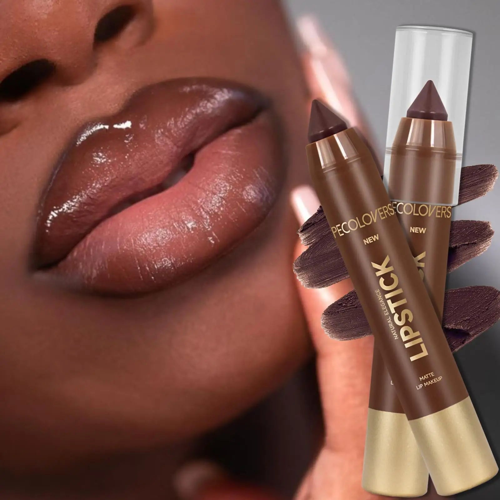 Fine Tip Lip Liner Pen Soft Mist Matte Lip Crayon Pure Ember