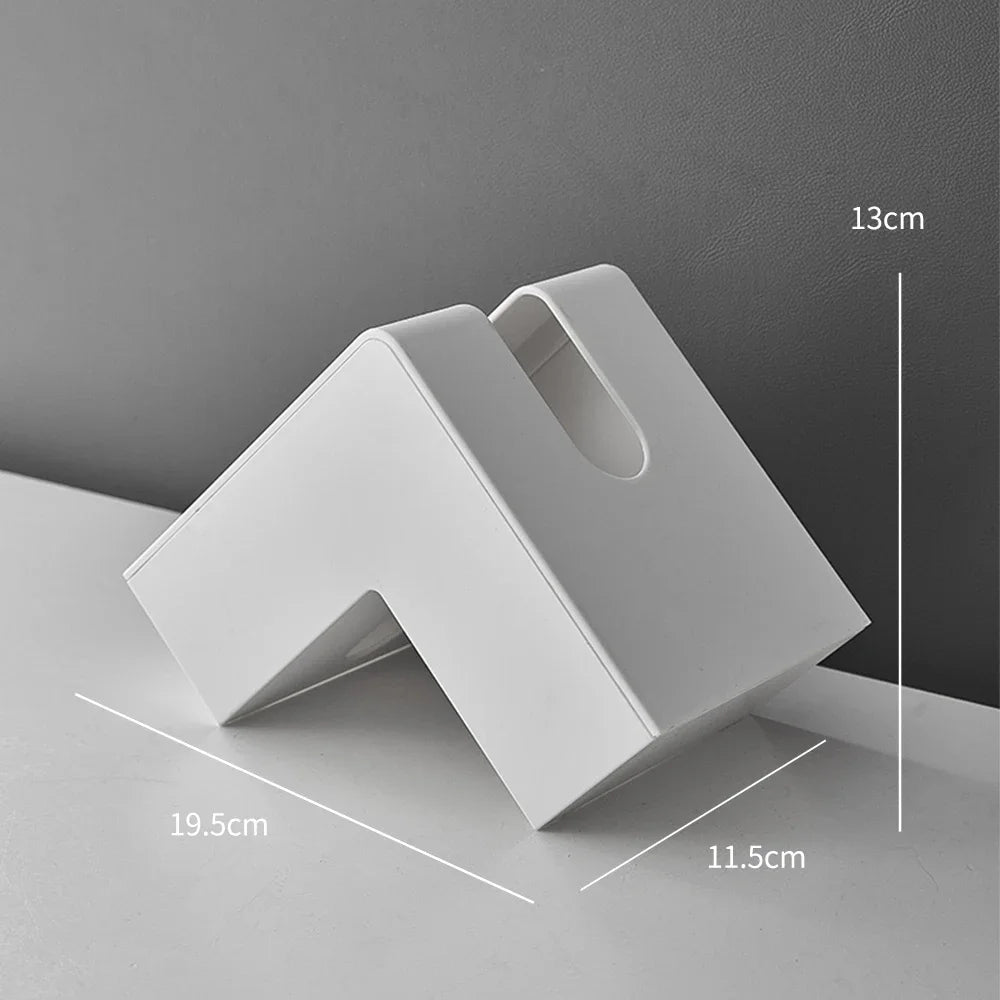 Modern Right Angle Tissue Box Napkin Box