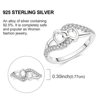 Women's Rings 925 Sterling Silver Luxury Stackable Ring Original Design