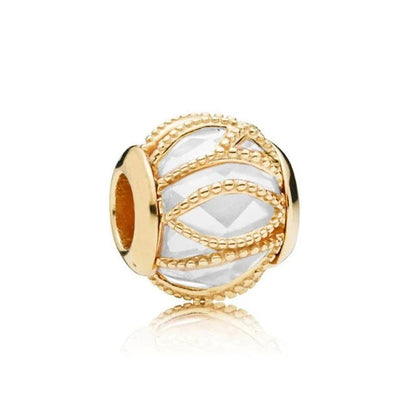 Gold Plated S925 Silver Charm Pendants Pure Ember