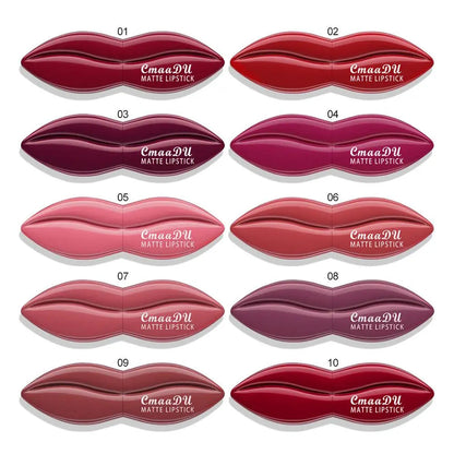 10 Colours Mouth Style Matte Velvet Lipsticks Pure Ember