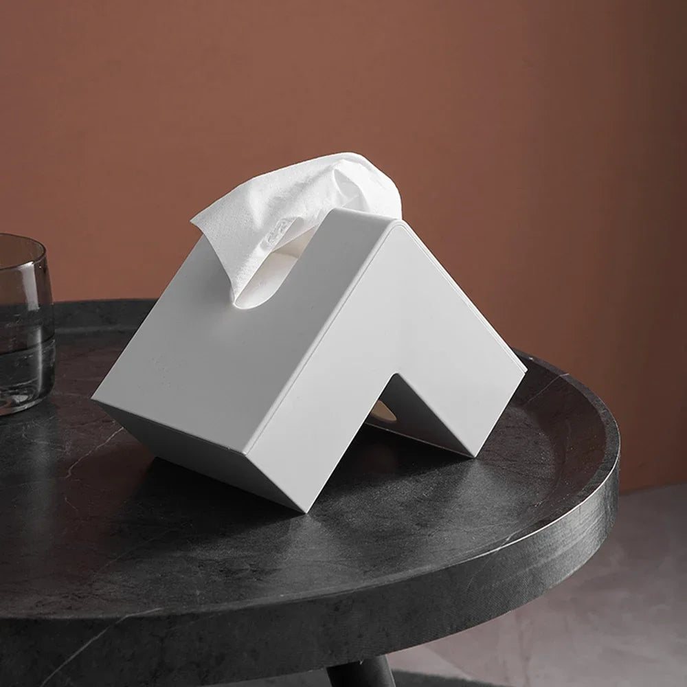 Modern Right Angle Tissue Box Napkin Box