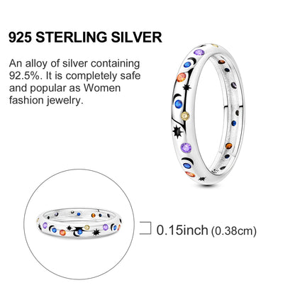 Women's Rings 925 Sterling Silver Luxury Stackable Ring Original Design