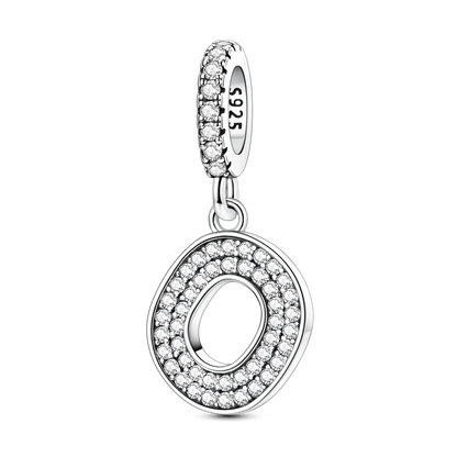 New In Charms 925 Sterling Silver Pendant Letter O pandora style 