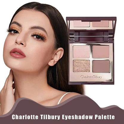 Charlotte Tilbury 4-color Eyeshadow Palette Delicate Long-lasting Color Brightens Makeup And Creates 3-dimensional Eye Makeup Pure Ember