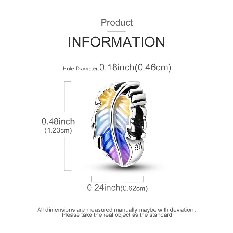 925 Sterling Silver Beads Teapot Unicorn Dreamcatcher Charms Beads Pure Ember pandora style 