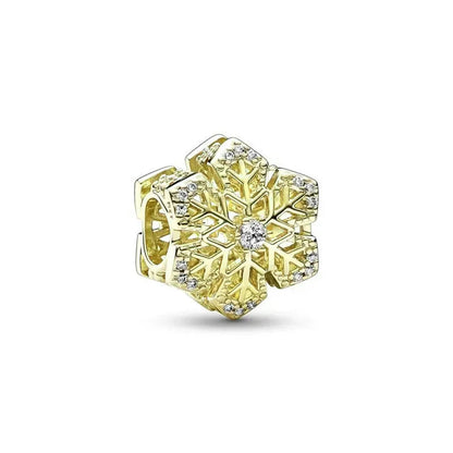 New Golden Sparkle Series Charm Bead Pendants Pure Ember