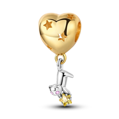 Gold Series DIY Charms Beads Inlaid Zirconium Sun Leopard Pendants Pure Ember