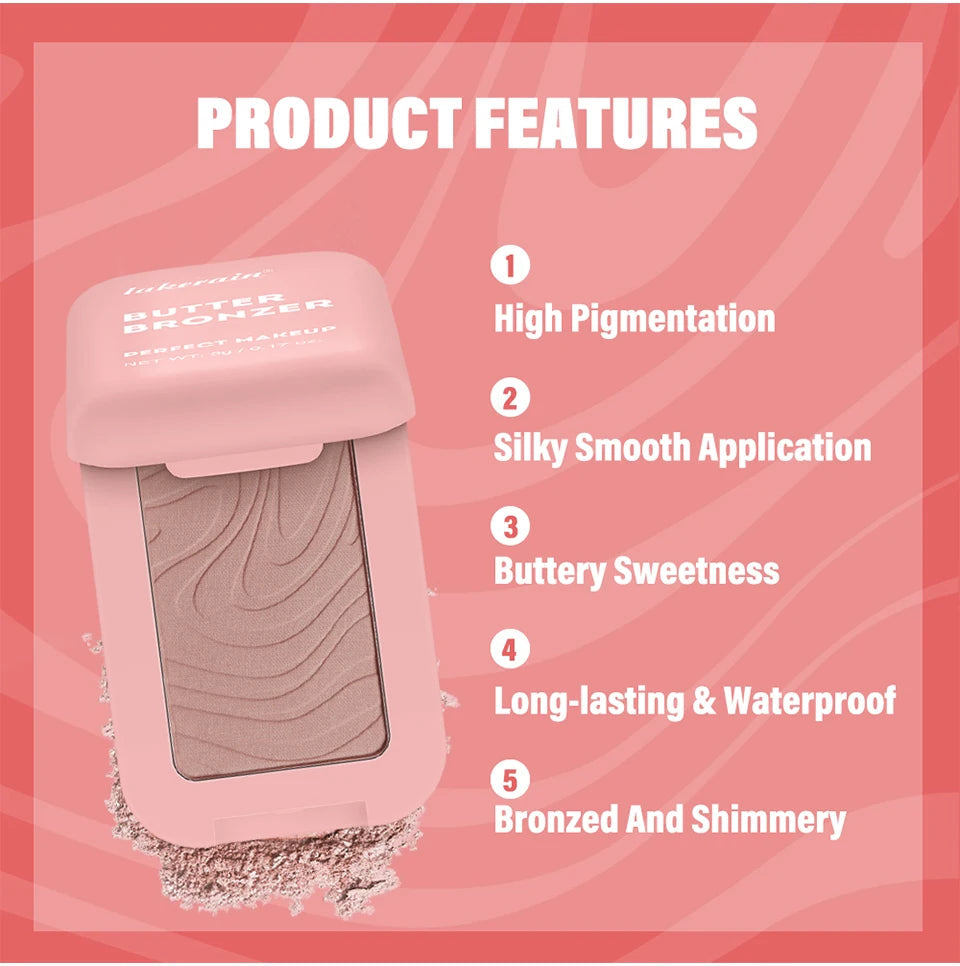 Makeup Powder Blush 12HR Wear Vegan Formula Pure Ember