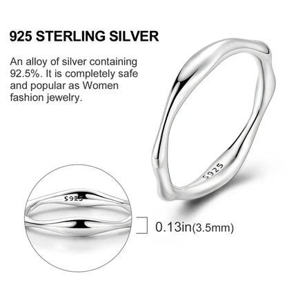 925 Sterling Silver Infinite Love Ring Original Luxury Design Zircon