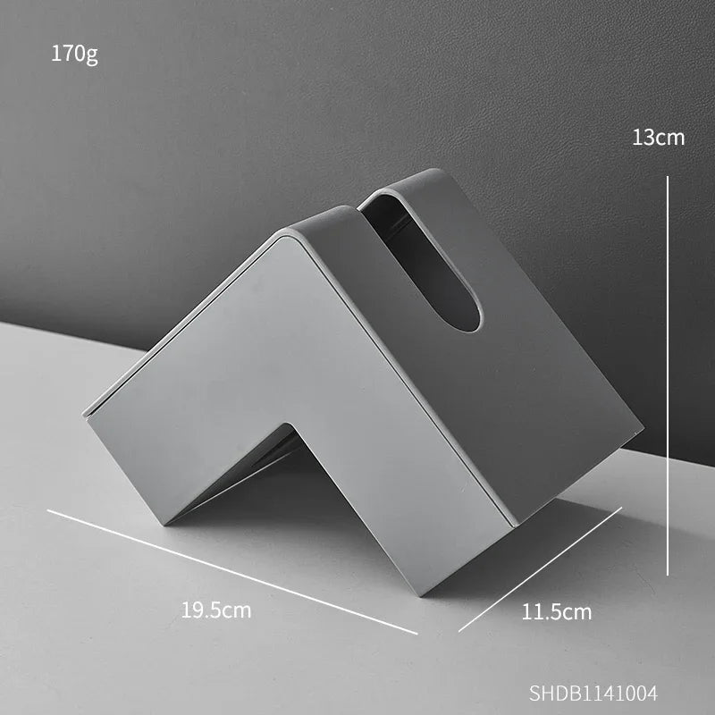 Modern Right Angle Tissue Box Napkin Box