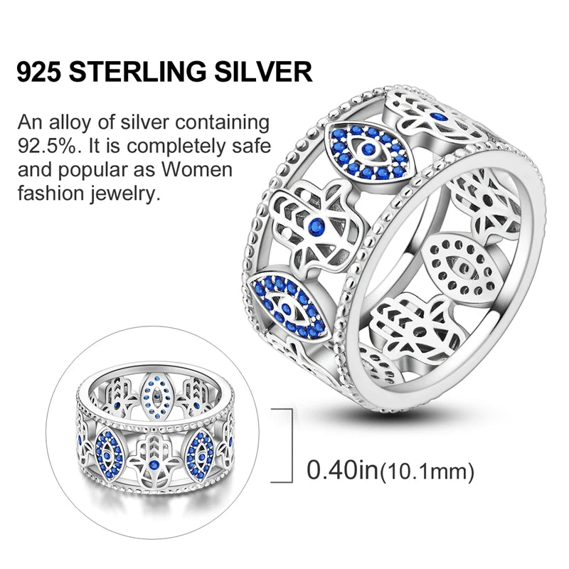 925 Sterling Silver Infinite Love Ring Original Luxury Design Zircon