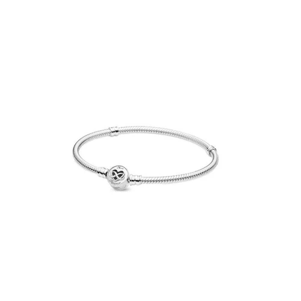 Charm Bracelet silver heart pandora dupe