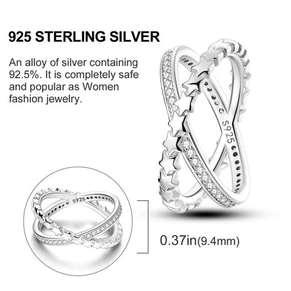 925 Sterling Silver Infinite Love Ring Original Luxury Design Zircon