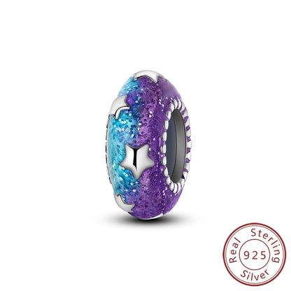 Charms 925 Sterling Silver Blue Pendant Charms