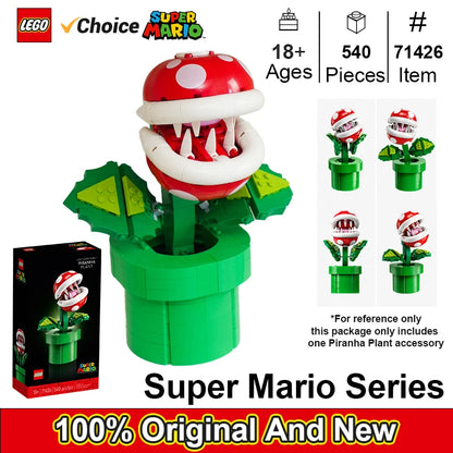 LEGO 71426 Piranha Plant Super Mario 540 Pcs Building Blocks Model Kit DIY