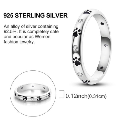 Women's Rings 925 Sterling Silver Luxury Stackable Ring Original Design