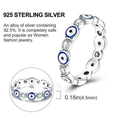 Women's Rings 925 Sterling Silver Luxury Stackable Ring Original Design