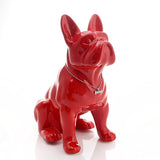 French Bulldog Figurine red