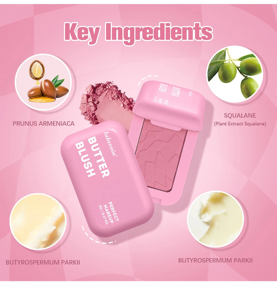 Makeup Powder Blush 12HR Wear Vegan Formula Pure Ember