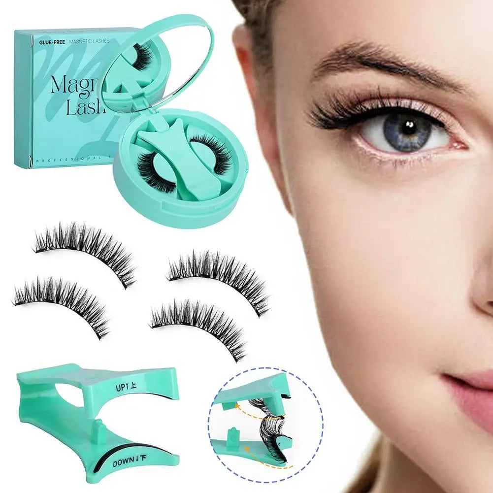 NEW Reusable Magnetic False Eyelashes With Magnetic Tweezers Pure Ember
