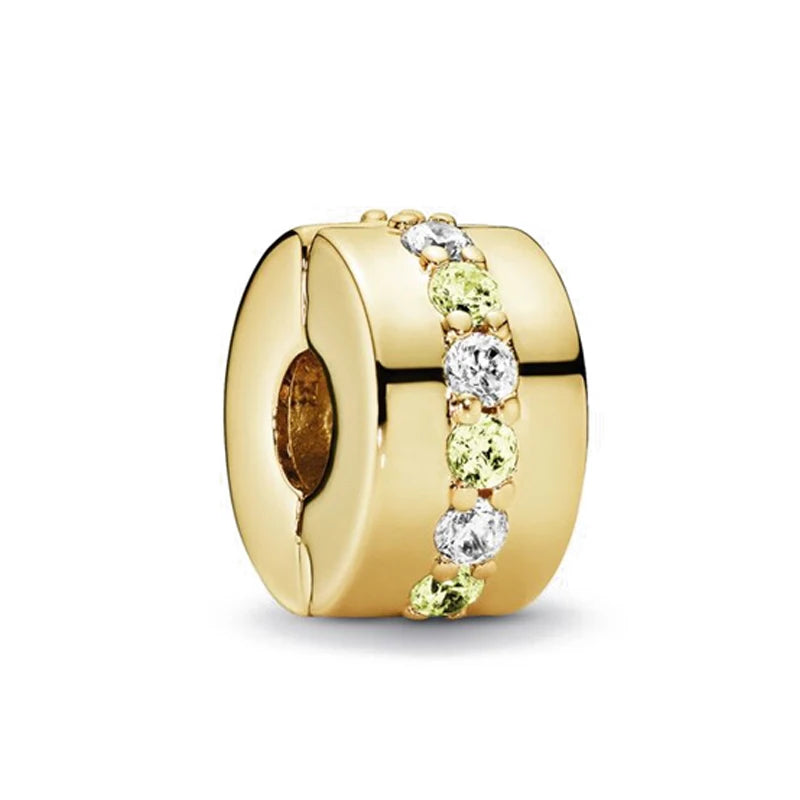 Gold Plated S925 Silver Charm Pendants Pure Ember