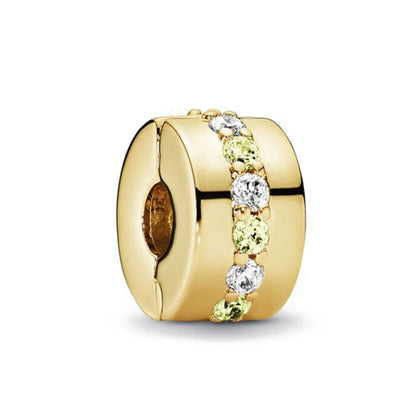 Gold Plated S925 Silver Charm Pendants Pure Ember