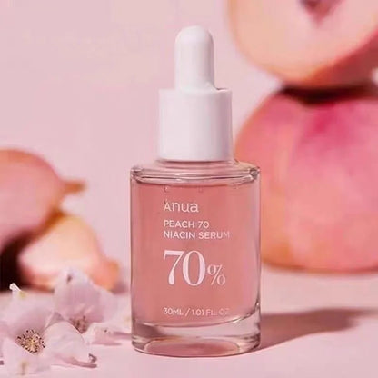 Anua Peach 77 Niacinamide Toner + 70 Serum Set, 7% Brightening & Oil Control, for Sensitive Skin,Korean Skincare Pure Ember