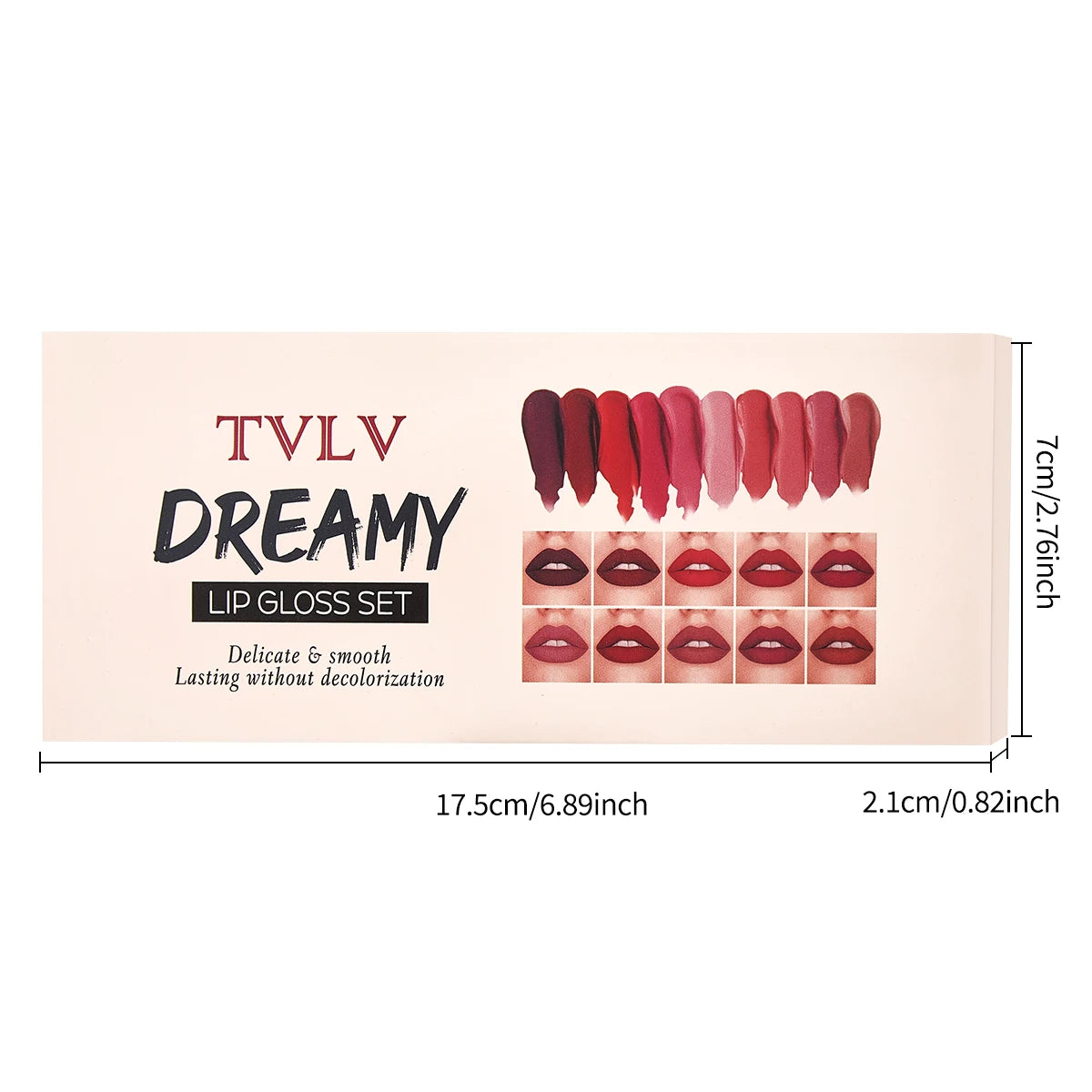 Dreamy 10 Pieces/Set Lip Gloss Sets Pure Ember