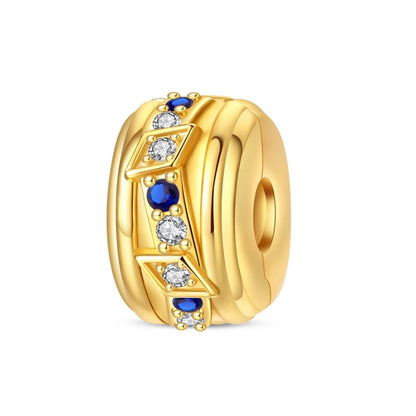 Gold Series DIY Charms Beads Inlaid Zirconium Sun Leopard Pendants Pure Ember