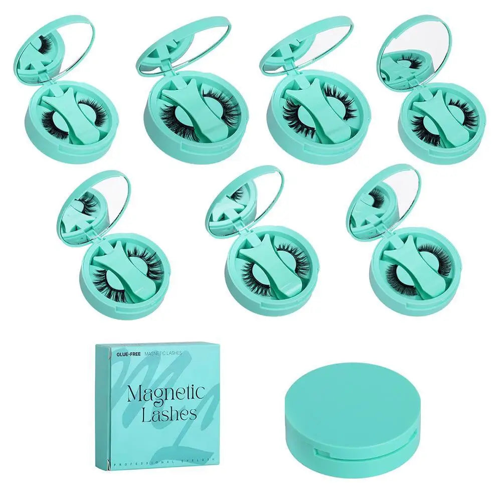 NEW Reusable Magnetic False Eyelashes With Magnetic Tweezers Pure Ember