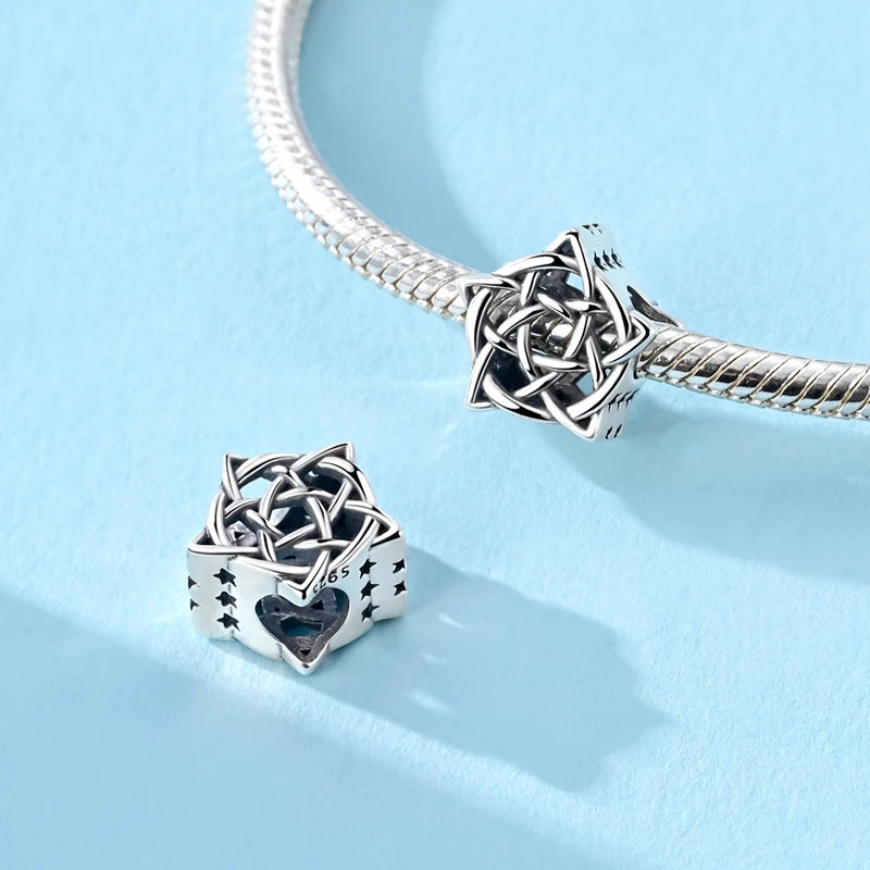 925 Sterling Silver Charms Bead Cross Ballet Elephant Dangle Pure Ember