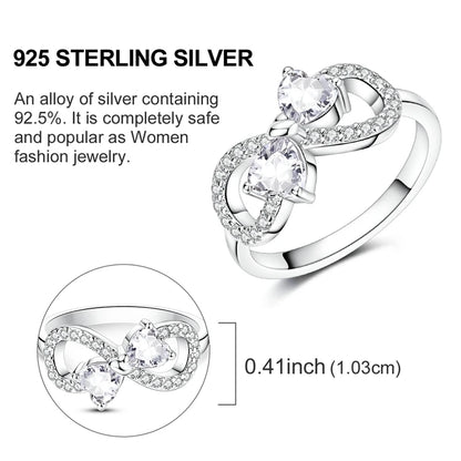 Women's Rings 925 Sterling Silver Luxury Stackable Ring Original Design