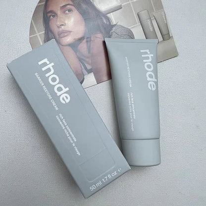 RHODE Makeup Toiletry Bag Lip Gloss and Blusher Lip Oil Balm Blush Milk Essence Water Facial Cleanser Pure Ember