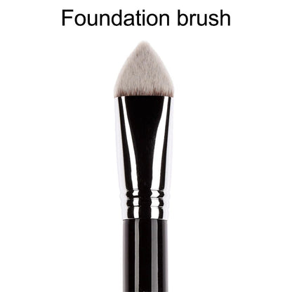 Large Angled Kabuki Foundation Brush Triangle Vegan Makeup Tool For Powder Foundation Concealer Blending And Coverage Pure Ember