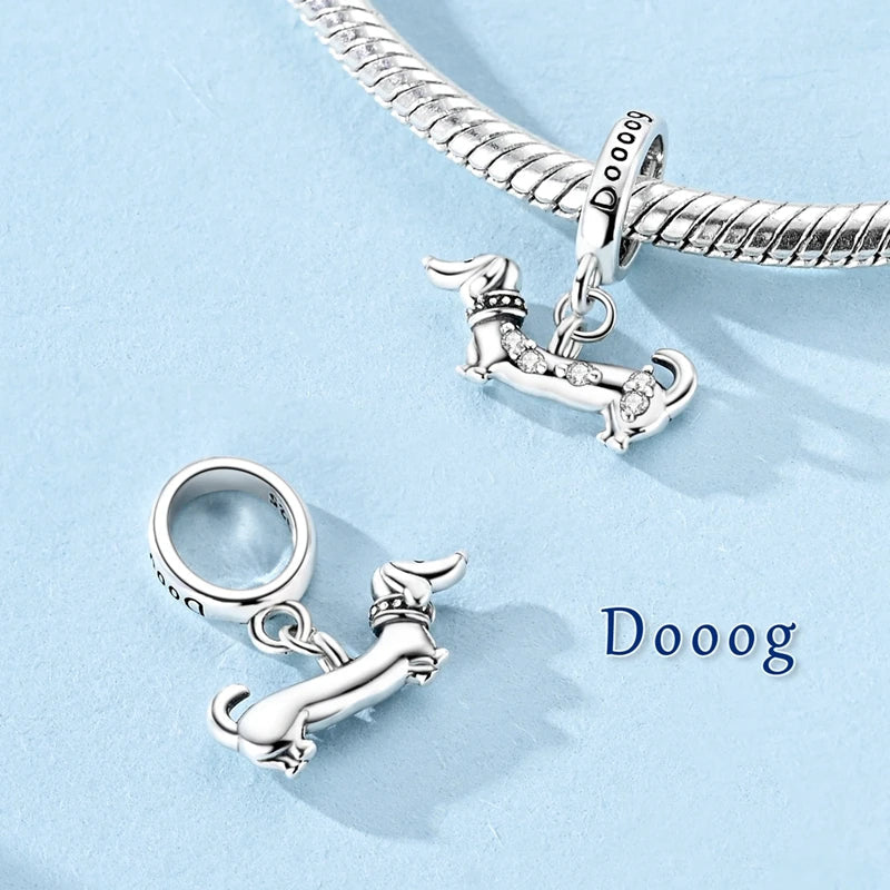 925 Sterling Silver Charms Bead Cross Ballet Elephant Dangle Pure Ember