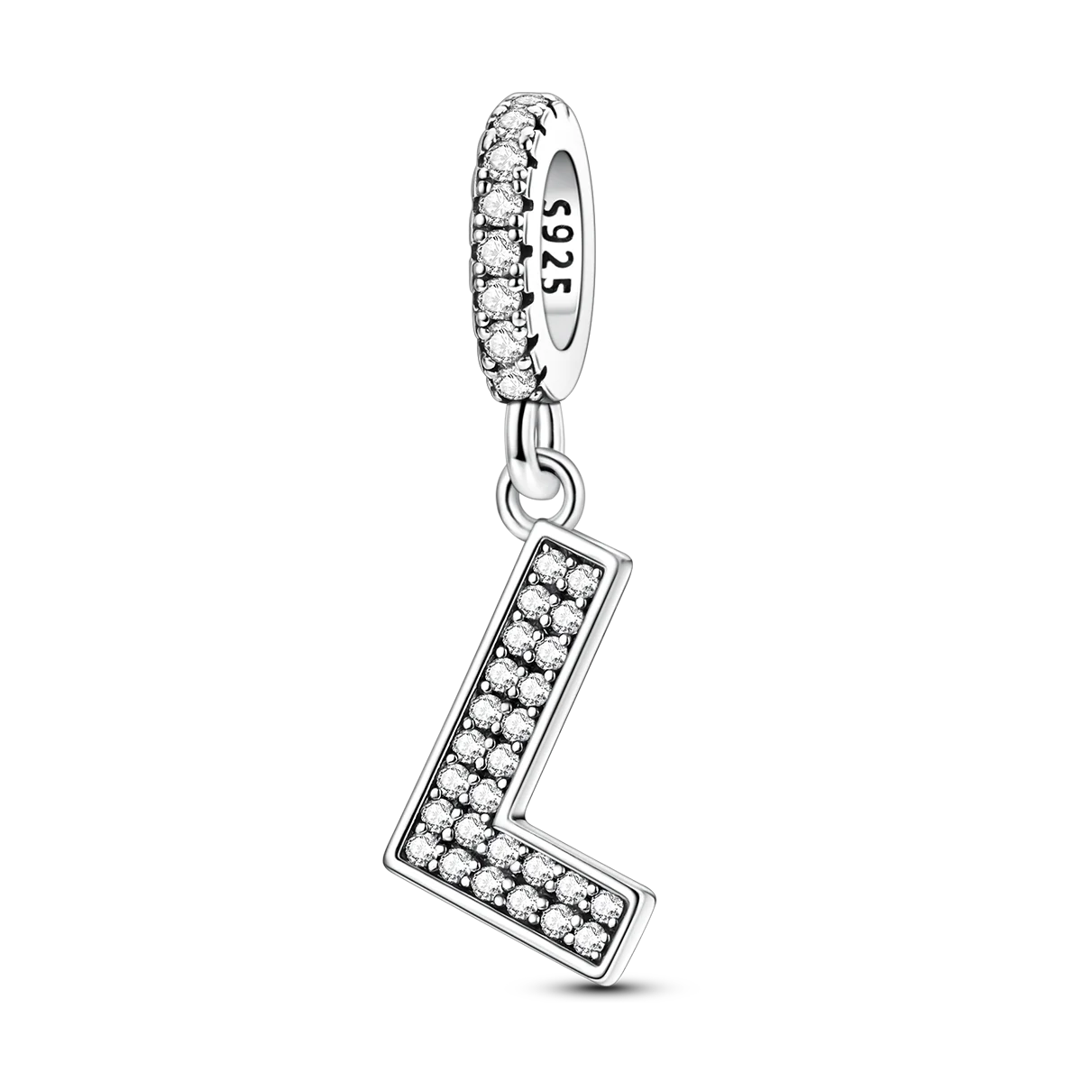 New In Charms 925 Sterling Silver Pendant Letter  pandora style 